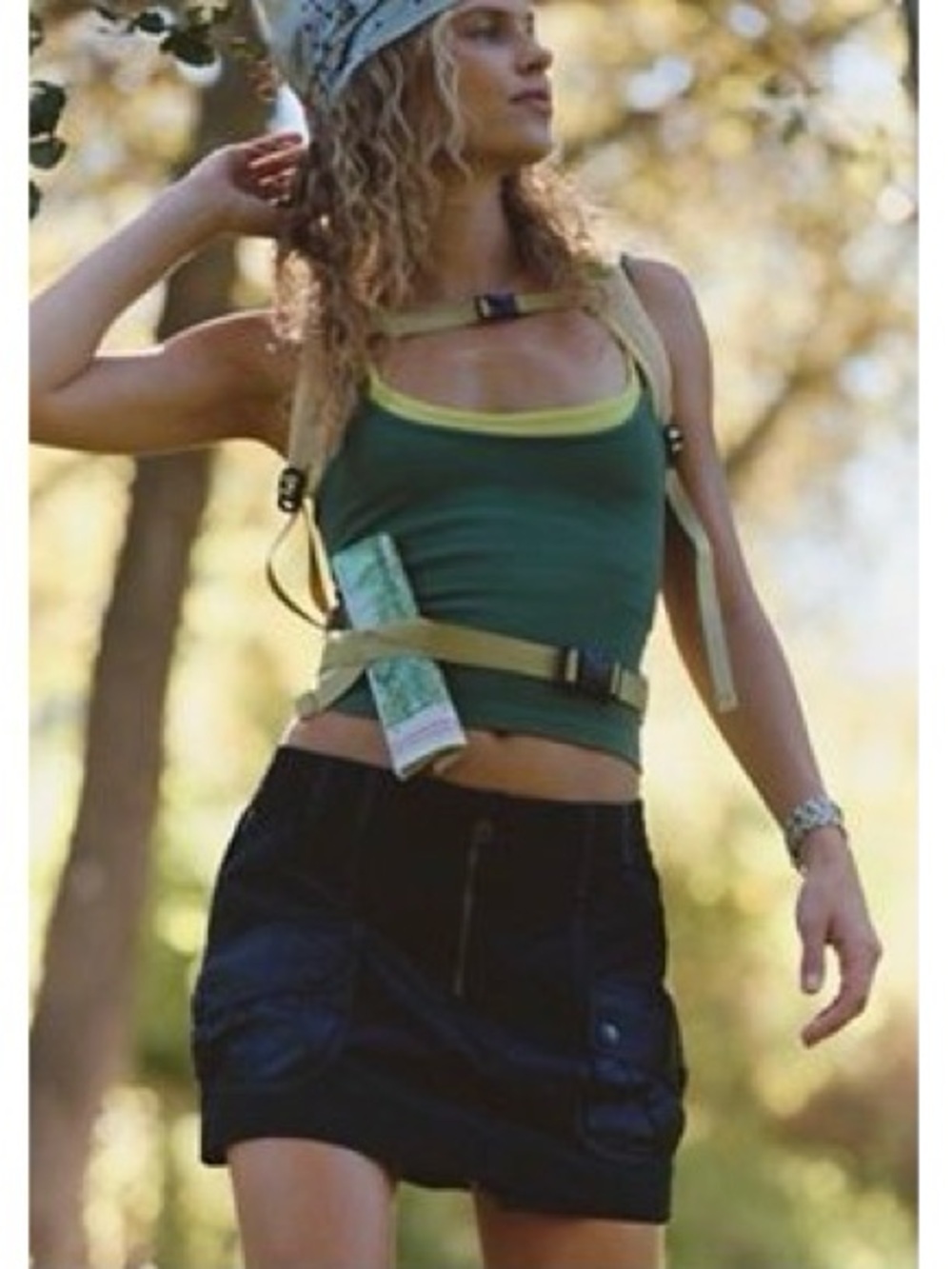FP Movement by FREE PEOPLE Thru Hiker Skort Medium Black